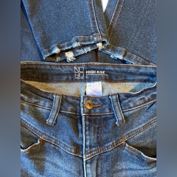 NOBO Women’s Blue High Rise Ripped Jeans Size 7 - Picture 5 of 5